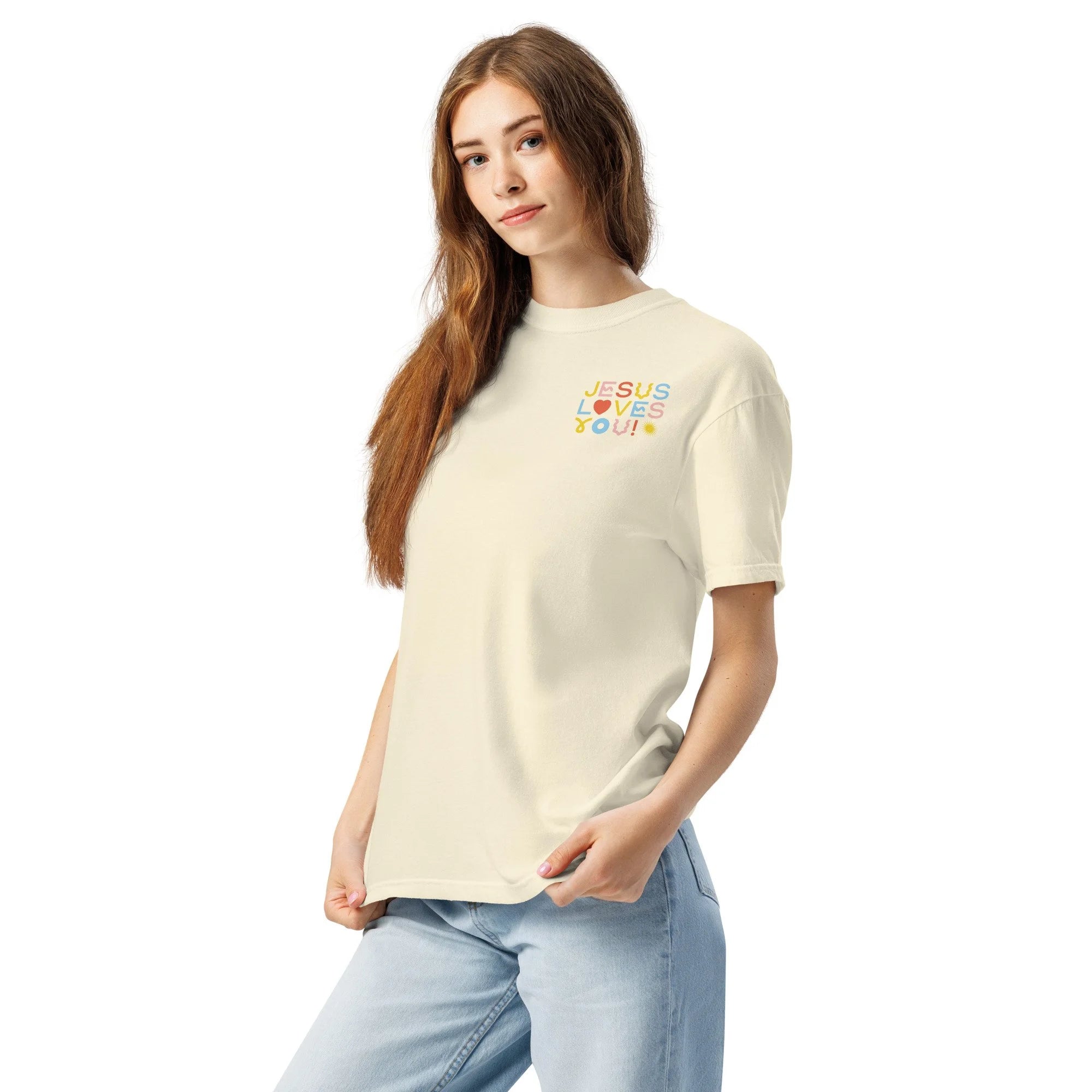 T-shirt oversize Jesus Loves You | Summer 2026